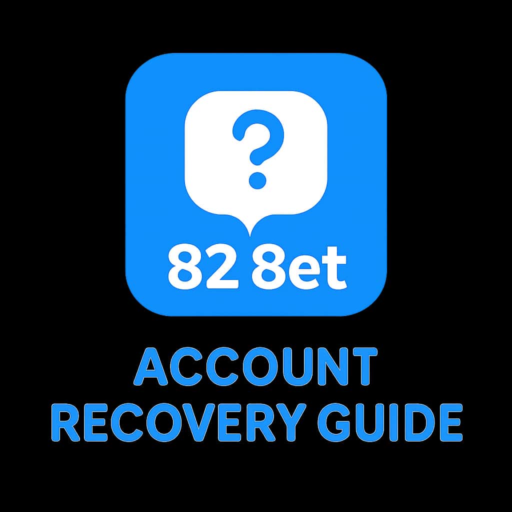 An icon representing the 82 Bet Account Recovery Guide, designed for clarity.