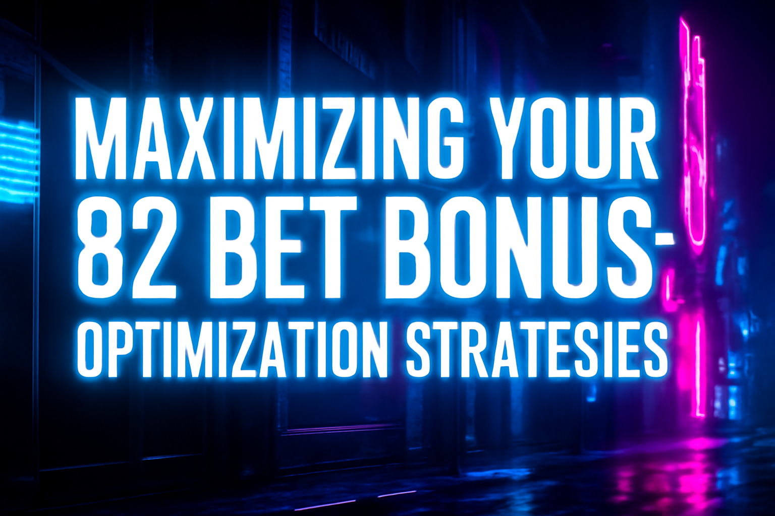 An informational scene depicting 82 Bet Betting Tips with prominent text.