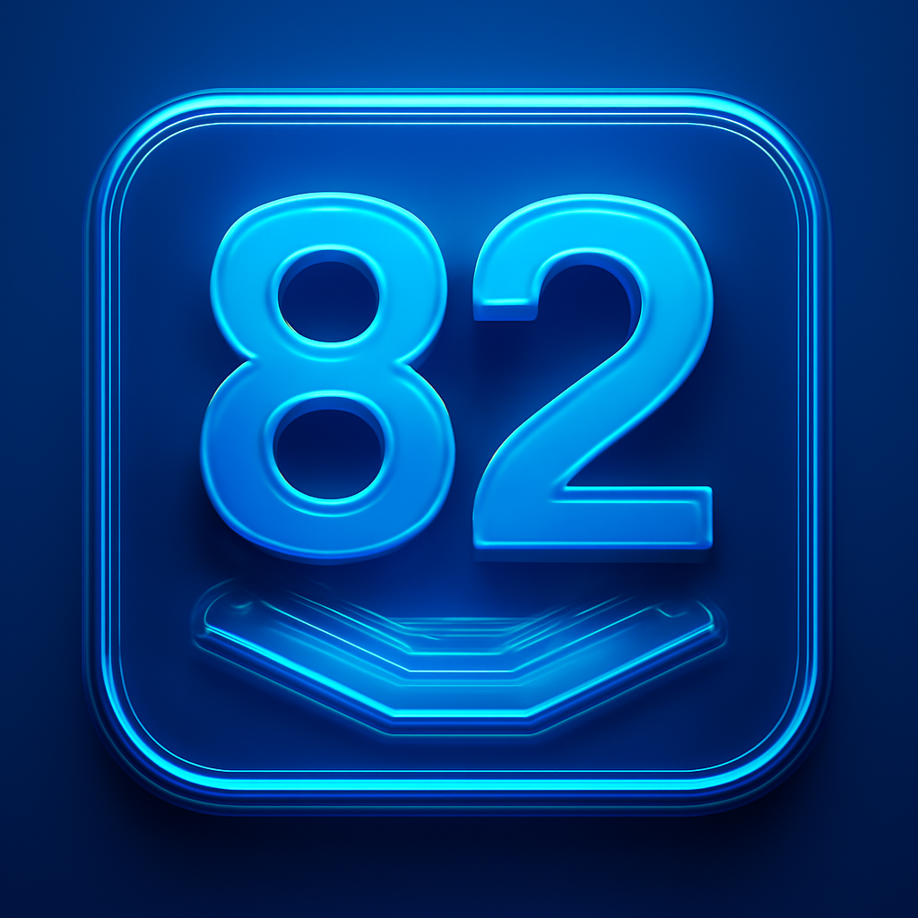 A concise badge symbolizing the guide for efficiently using 82 Bet.