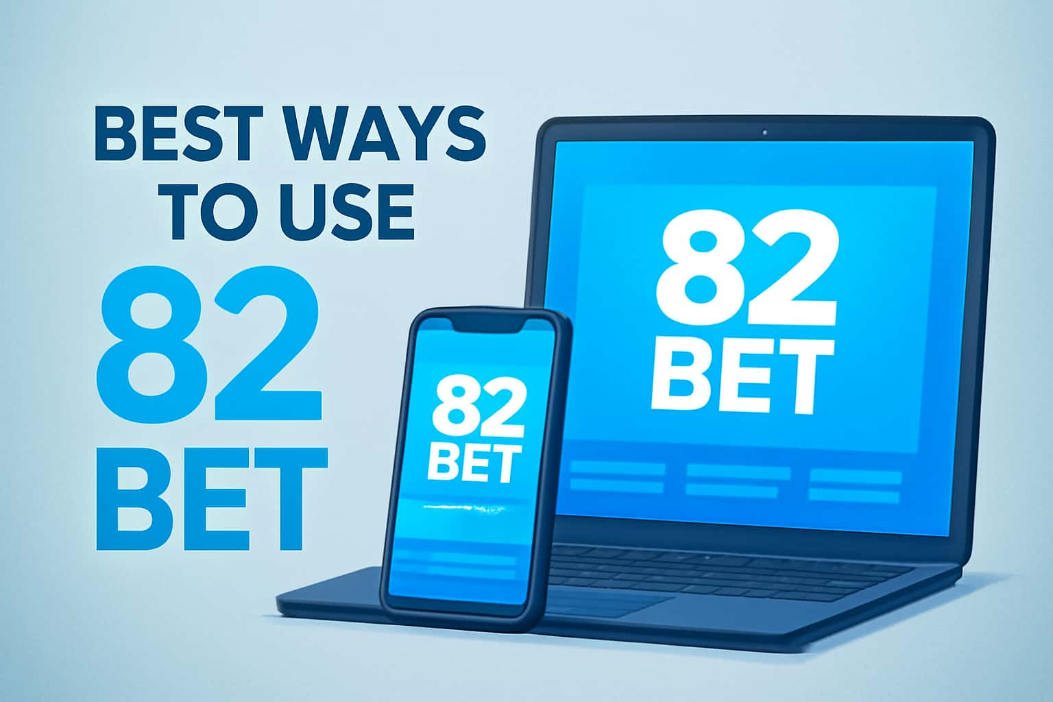 Informational scene depicting the best practices for using 82 Bet.