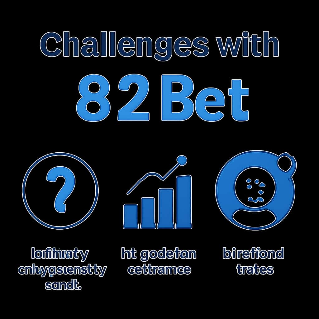 An educational diagram outlining the challenges associated with 82 Bet.